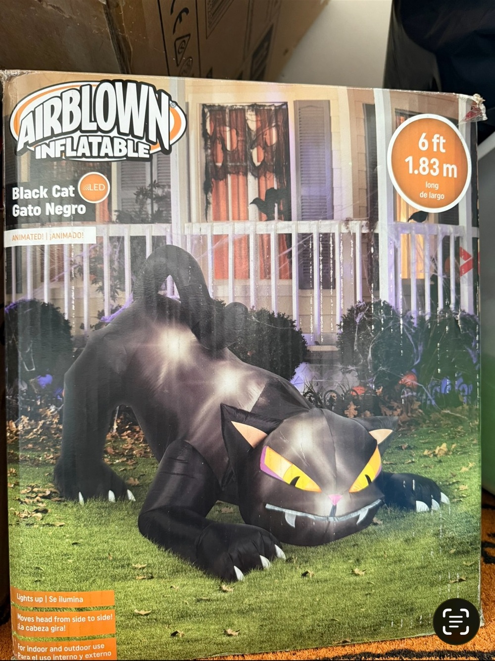 Black Cat LED Halloween Yard Decoration